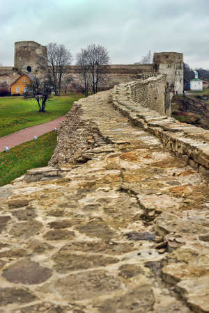 ancient fortress wallのeditorial素材