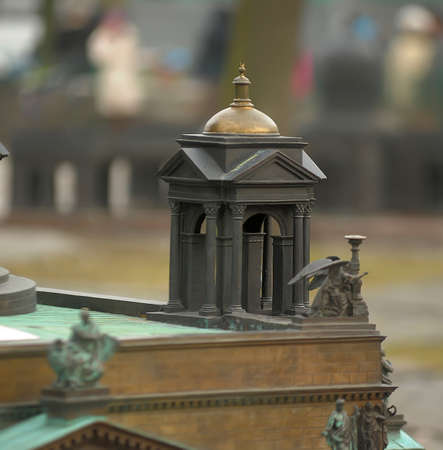 Alexander Park, sculptural group Mini-city - miniature copies of the main attractions of the city. The layout of the St. Isaacのeditorial素材