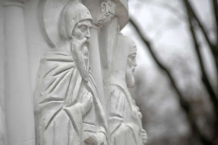 Monument to Saint Princess Olga, detailsの写真素材