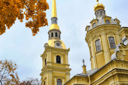 Peter and Paul cathedral in The Peter and Paul Fortress St Petersburg Russia.のeditorial素材
