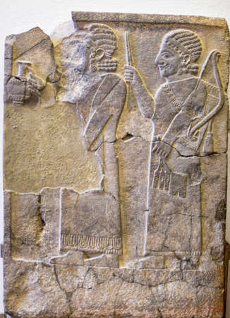 Mesopotamian art war intended to serve as a way to glorify powerful rulers and their connection to divinity.のeditorial素材