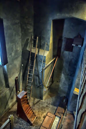 Old observatory, Klementinum, Prague, Czech Republic.のeditorial素材