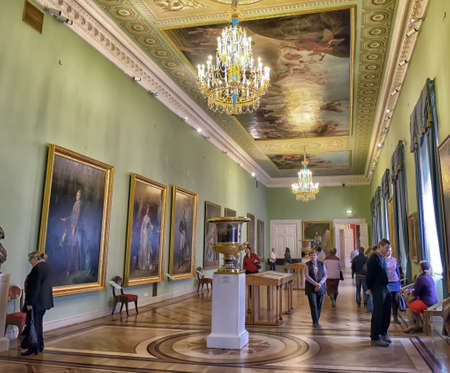 Interior of Engineer s Castle (Mikhailovsky Castle)のeditorial素材