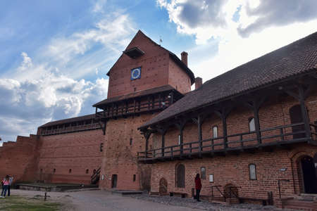 Turaida Castle in Sigulda, Latvia.のeditorial素材