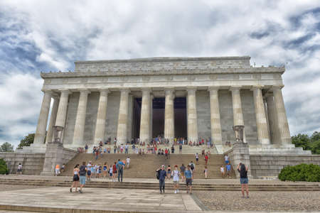 Lincoln Memorial in Washington DC on summer day.のeditorial素材