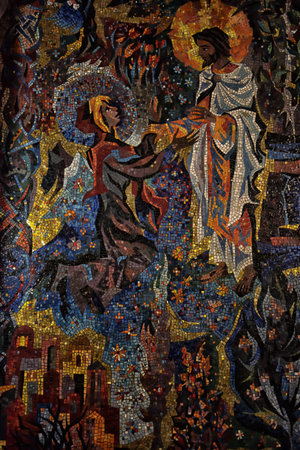 National cathedral washington mosaicのeditorial素材