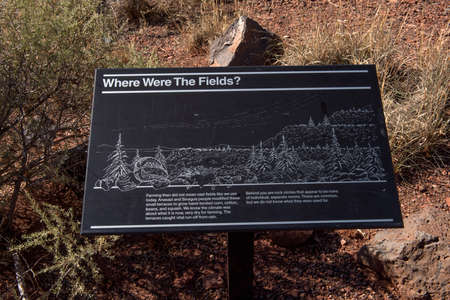 Wukoki ruins in Wupatki National Monument near San Francisco Peaks, Flagstaff, Arizona.のeditorial素材