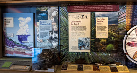 Wukoki ruins in Wupatki National Monument near San Francisco Peaks, Flagstaff, Arizona.のeditorial素材