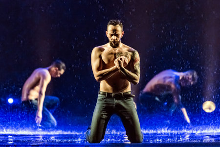 Performance of the St. Petersburg theater dance Temptation.