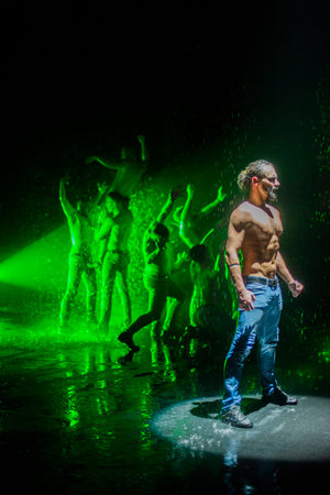 Performance of the St. Petersburg theater dance Temptation.