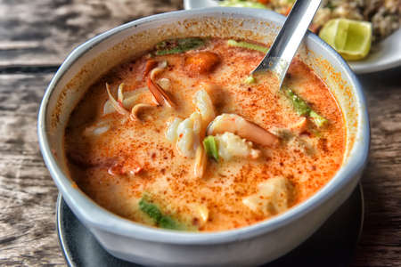 Tom Yam Kung ,thai foodの写真素材