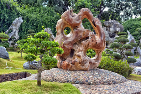 The Million Years Stone Park and Pattaya Crocodile Farm.の写真素材