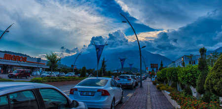 KEMER, TURKEY - 05,08,2017: Kemer city centerのeditorial素材