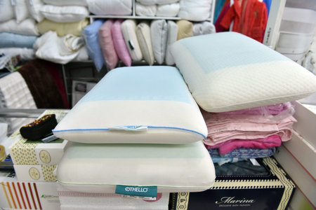 Turkey, Kemer, 05,08,2017 Home textile shopのeditorial素材