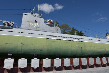 Russia, Vladivostok, 26,08,2016 Memorial Submarine Museum S-56 in Vladivostok, Primorsky Krai in...