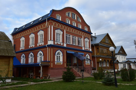 Russia, Tsivilsk 21,10,2017 Tikhvin Bogorodichny Uspensky Monastery is an Orthodox women's...