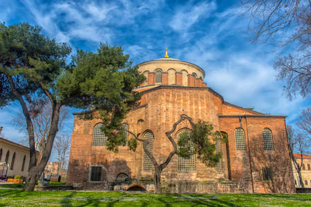 Turkey, Istanbul 23,08,2018 The Church of St. Irene - one of the earliest surviving churches of Constantinople, is dedicated to the "Holy World".のeditorial素材