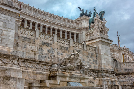 Italy, Rome, 02,01,2018  The National Monument Building in Rome