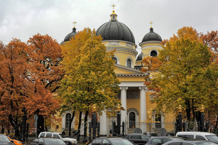 Russia, St. Petersburg, 11,10,2013 The Transfiguration Cathedral in St. Petersburg is the Orthodox...