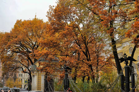 Russia, St. Petersburg, 11,10,2013 The Transfiguration Cathedral in St. Petersburg is the Orthodox Church of the St. Petersburg and Ladoga Diocese of the Russian Orthodox Church, on the Transfiguration Square.のeditorial素材