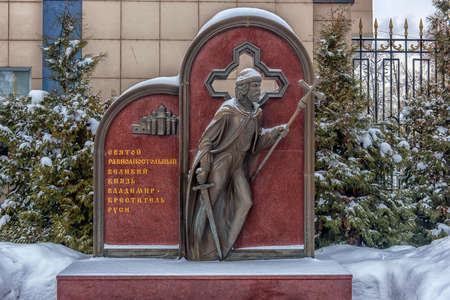 Russia, Tula 13,01,2019 The Church of Prince Vladimir, Equal to the Austrian table - an Orthodox church in the Soviet district of Tula.

It is located on the territory of a regime enterprise, however, free access to the church is organized.のeditorial素材