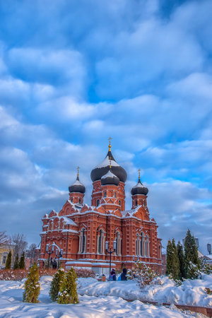 Russia, Tula 13,01,2019 Assumption Monastery - the abolished female Orthodox monastery, located on...