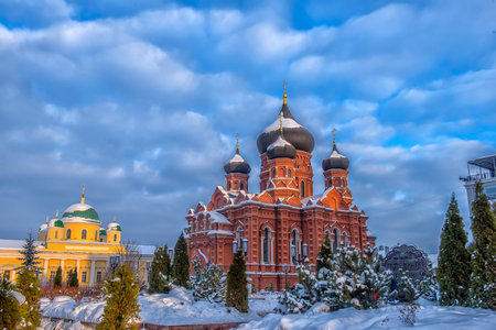 Russia, Tula 13,01,2019 Assumption Monastery - the abolished female Orthodox monastery, located on...