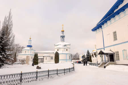 Raifsky Mother of God Monastery in winterの写真素材