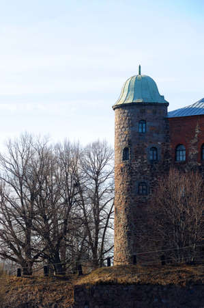 Russia, Vyborg 16,04,2011 Vyborg Castle in early springのeditorial素材