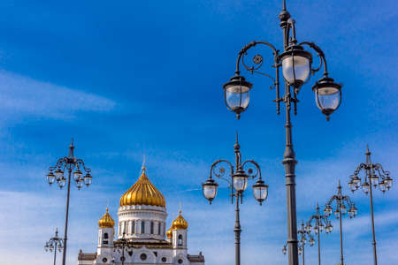 Russia, Moscow 06,04,2019 Cathedral of Christ the Saviour in Moscow, Russiaの写真素材