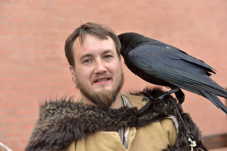 SAINT PETERSBURG, RUSSIA -MAY 28,2016. Open air festival of Norwegian culture "Legends of the Norwegian Viking",Peter and Paul fortress.のeditorial素材
