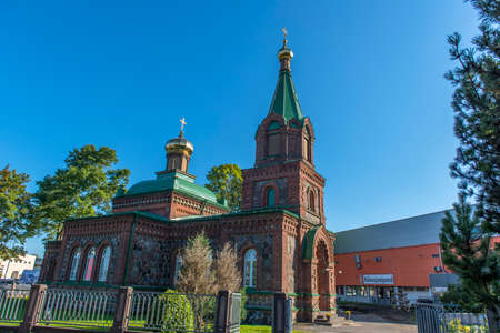 Estonia, Johvi 01.09,2019 Sightseeing of Estonia. Orthodox Church in Johviのeditorial素材