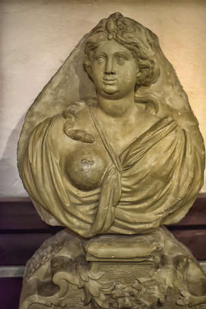 Estonia, Narva, 19.04,2017 Interior of Narva Castle / Herman Castle - a medieval castle in the Estonian city of Narva on the banks of the Narva Riverのeditorial素材