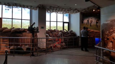 Russia, Tula - 13,01,2019 Museum of weapons. 2015, the museum opened a new permanent exhibition "The history of small arms and cold steel from the XIV century to the present"のeditorial素材