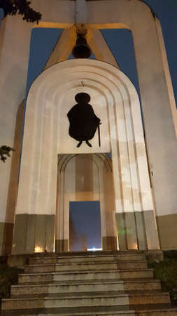 Russia, Moscow 18,12,2019 Chapel in the memorial complex on Glory Square in Balashikha, Moscow region.のeditorial素材