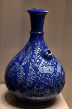 Pergamon museum in Berlin, Germany, April 21, 2016: antique decoration in Pergamon Museum, which is subdivided into the antiquity collection, the Middle East museum, and the museum of Islamic art.のeditorial素材