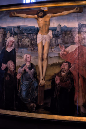 Estonia, Tallinn 22,12,2016 St. Nicholas Church, or Niguliste - one of the main medieval churches in Tallinn; interiorのeditorial素材