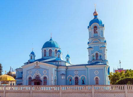08/20/2020 St. Elias Church in the city of Saki, Crimea, Russia