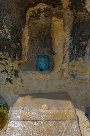 Monastery of Chelter Marmara in Mount Chelter Kaya, Crimea, village of Ternovkaの写真素材