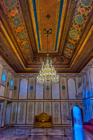 Bakhchisarai, Crimea, 09/19/2020. The Khan's Palace. It was built in the 16th century, decorated in traditional Crimean Tatar style. Landmark of the Crimean peninsula, Bakhchisarai, Russiaのeditorial素材