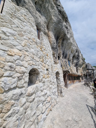 cave monastery Chelter Marmara, Crimeaの写真素材