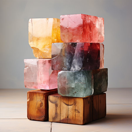 abstract composition of geometric shapes, Generative AIの素材
