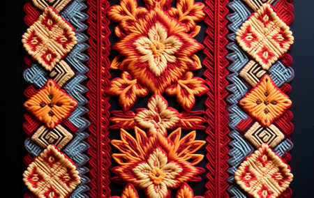 ornament in Russian style, Generative AIの素材