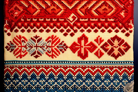 ornament in Russian style, Generative AIの素材