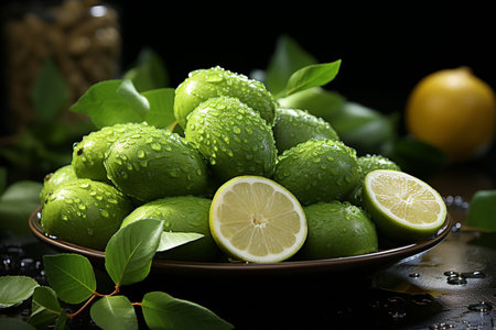 green lemons, Generative AIの素材