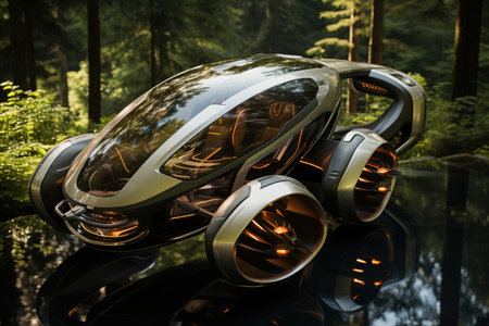 flying car of the future,
  Generative AIの素材