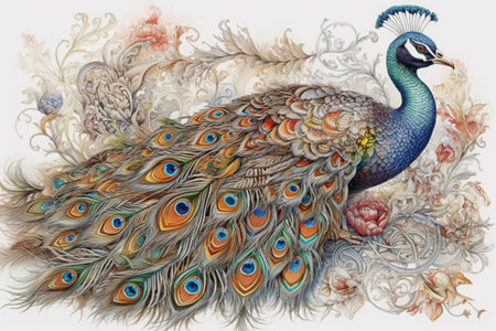 detailed peacock painting
, Generative AIの素材