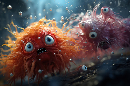 viruses attack
  Generative AIの素材