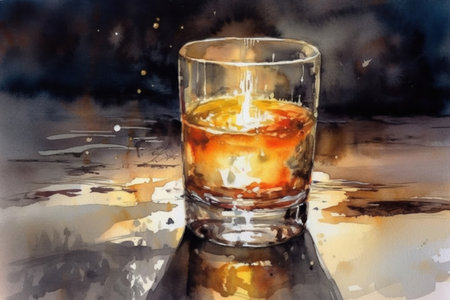 glass of whiskey, watercolor,
, watercolor style, Generative AIの素材
