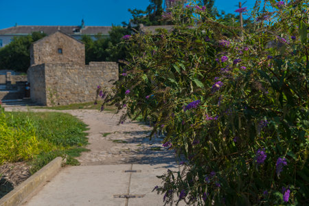 Republic of Crimea, Feodosia. Church of John the Baptist (Iveron Icon of the Mother of God)の写真素材